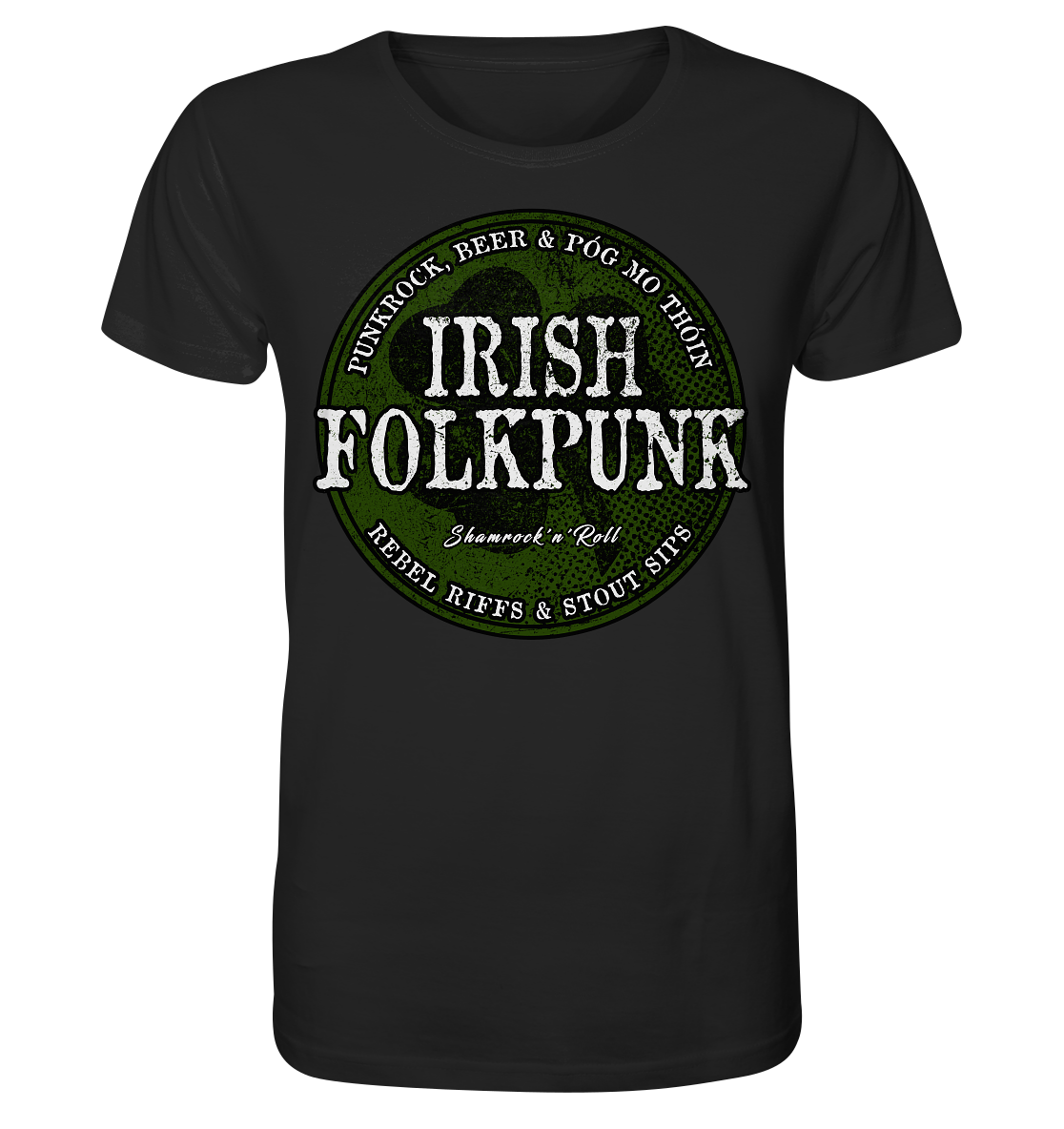 Irish Folkpunk "Shamrock'n'Roll" - Organic Shirt