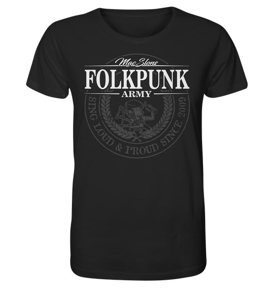 MacSlon's "Folkpunk Army" - Organic Shirt