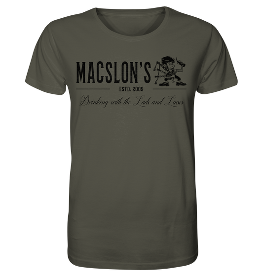 MacSlon's "Drinking With The Lads & Lasses" - Organic Shirt