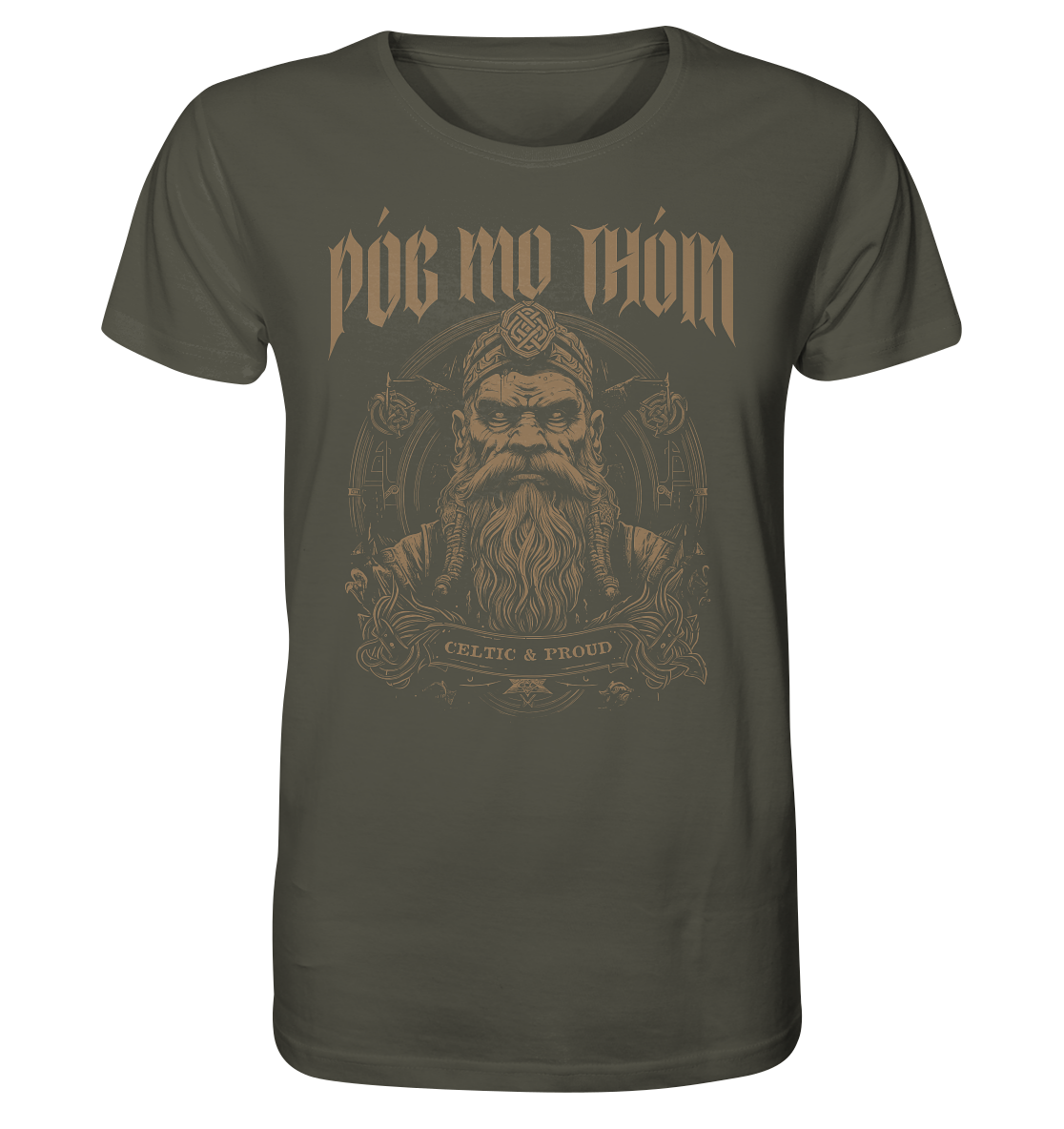 Póg Mo Thóin Streetwear "Celtic & Proud II" - Organic Shirt