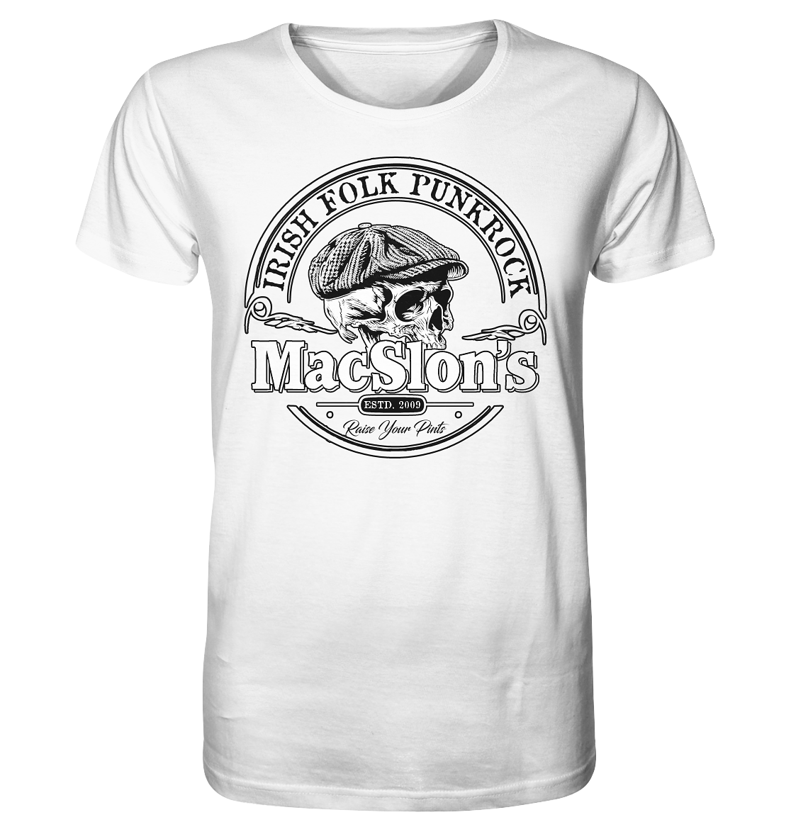 MacSlon's "Estd. 2009 / Irish Folk Punkrock II"  - Organic Shirt