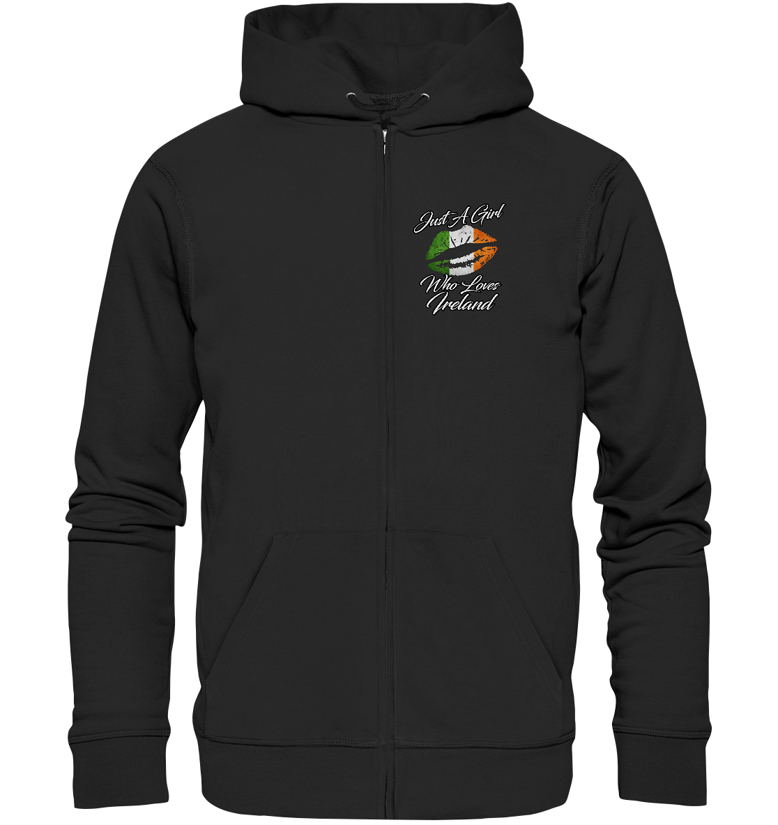 Just A Girl Who Loves Ireland - Organic Zipper