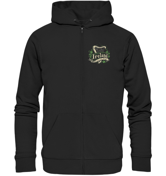 Ireland "Erin Go Bragh / Crest"  - Organic Zipper