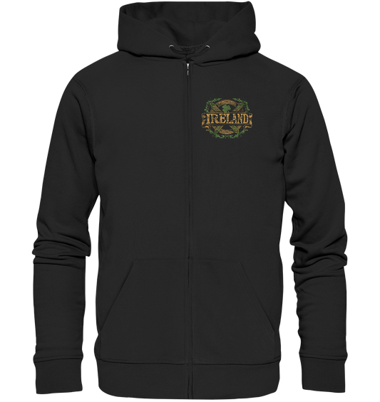 Ireland "Shamrock / Crest II"  - Organic Zipper