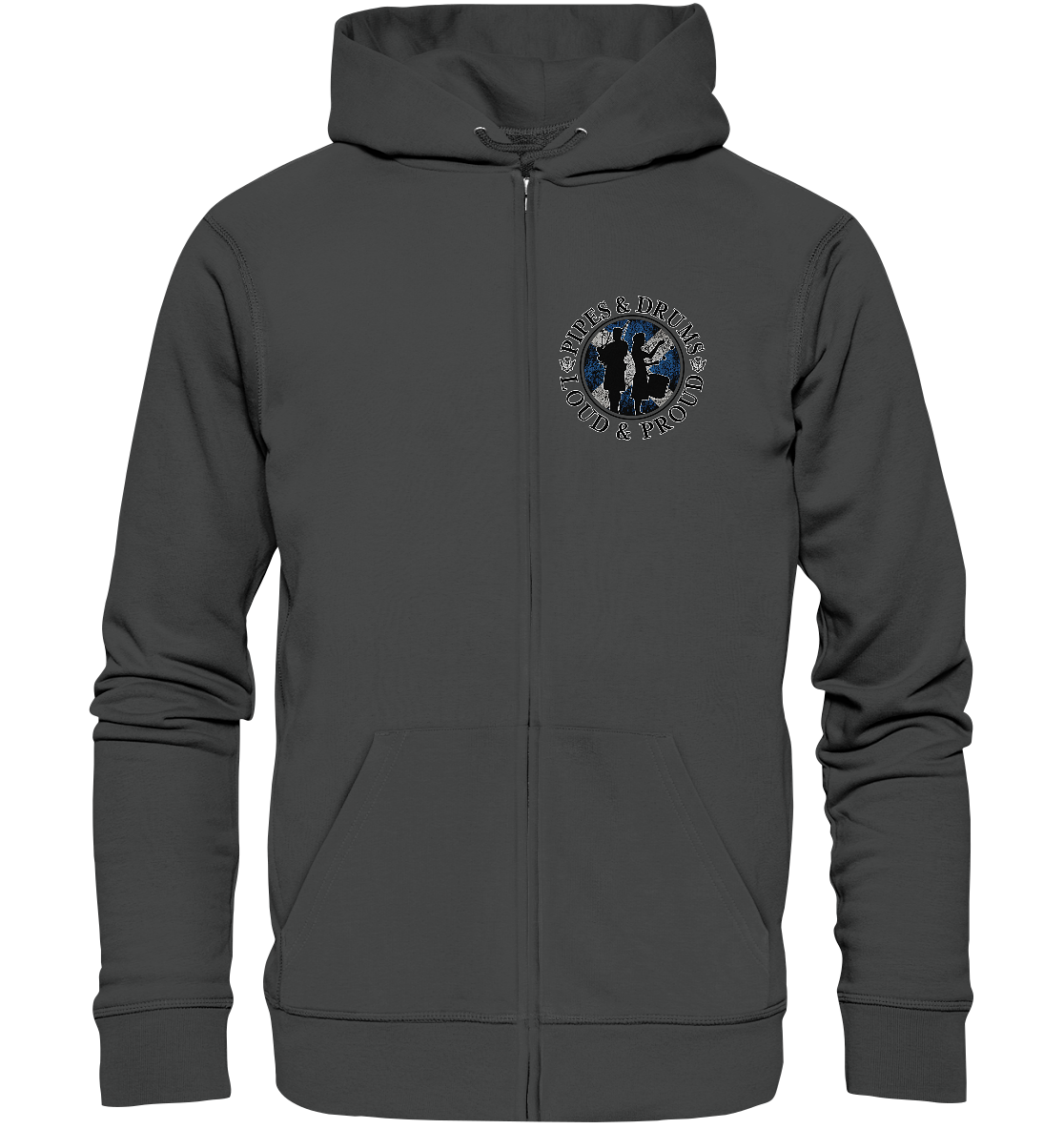 Pipes & Drums "Loud & Proud" - Organic Zipper