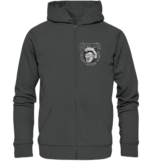 Póg Mo Thóin Streetwear "Against Racism & Hate"  - Organic Zipper
