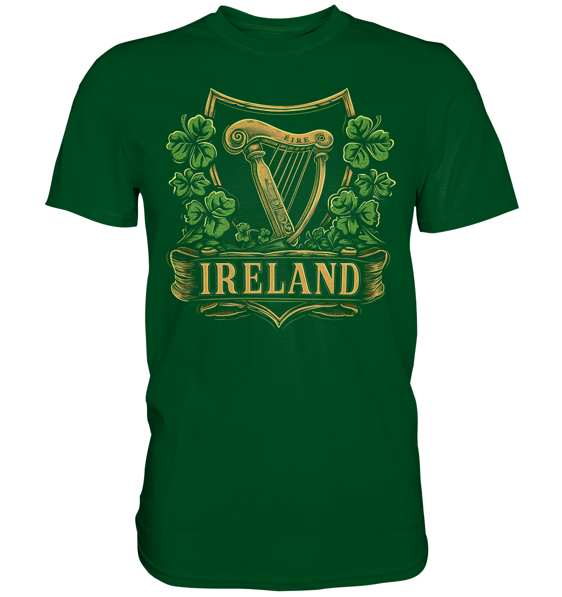 Ireland "Éire / Harp / Shamrock" - Premium Shirt