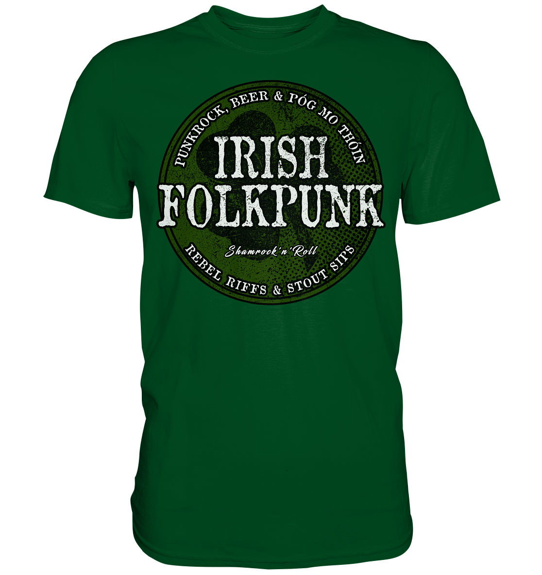 Irish Folkpunk "Shamrock'n'Roll" - Premium Shirt