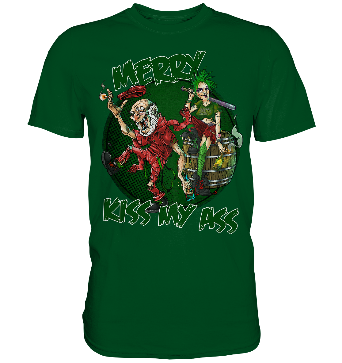 Merry Kiss My Ass (Christmas) - Premium Shirt