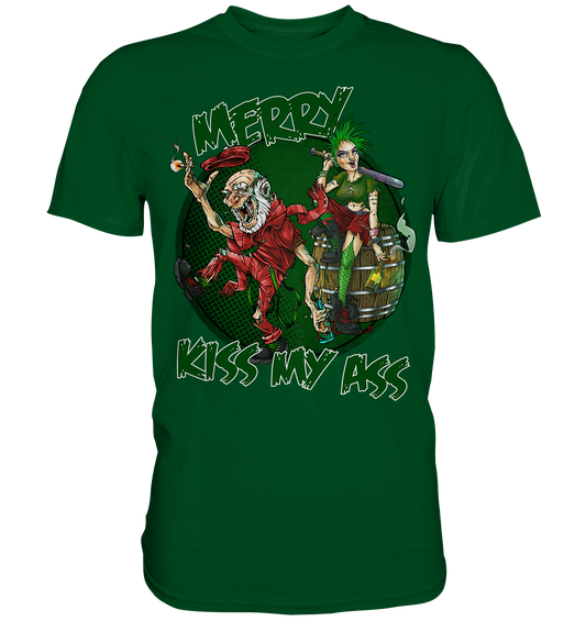 Merry Kiss My Ass (Christmas) - Premium Shirt