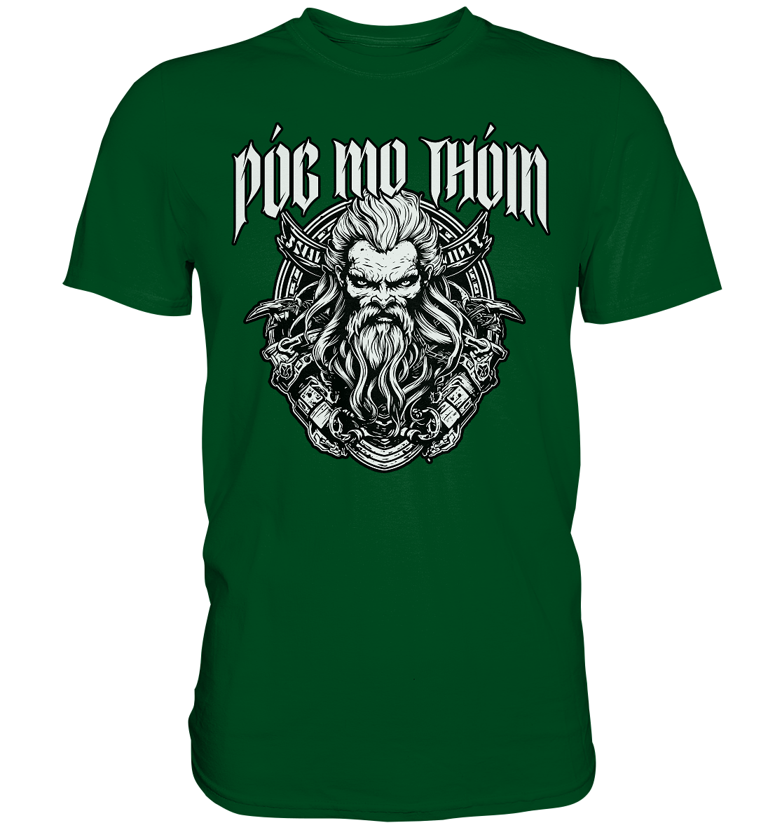 Póg Mo Thóin Streetwear "Celtic Warrior III" - Premium Shirt