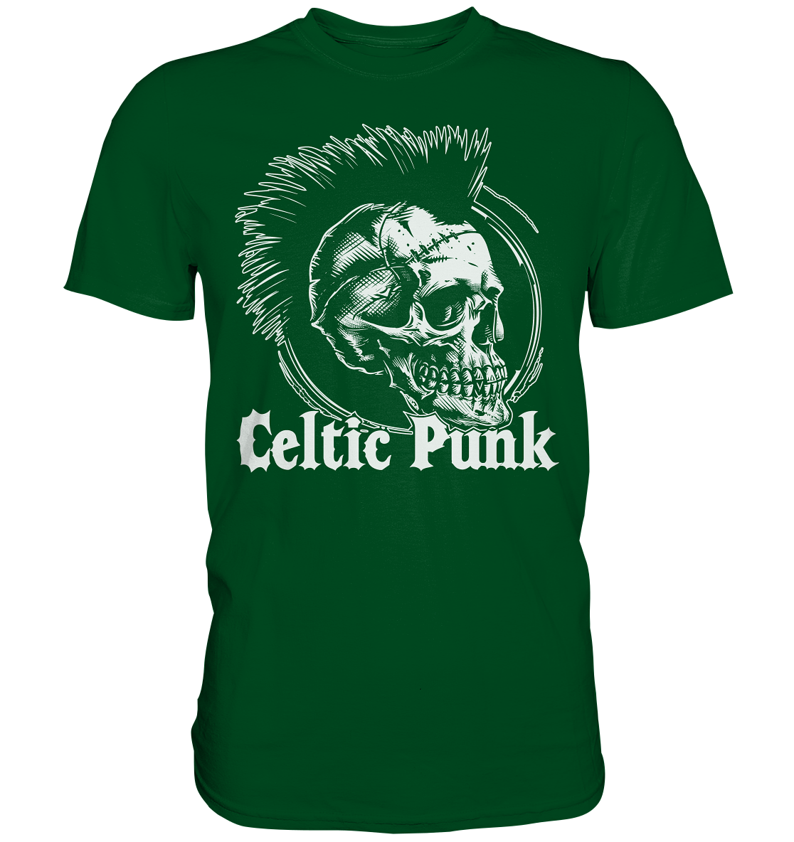 Celtic Punk "Skull III" - Premium Shirt