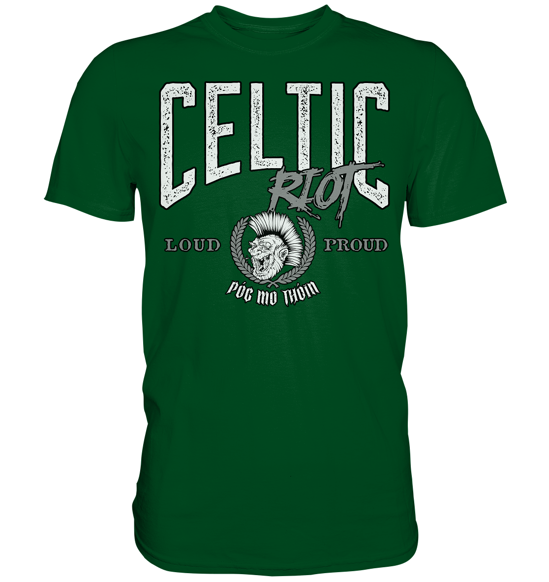 Póg Mo Thóin Streetwear "Celtic Riot" - Premium Shirt