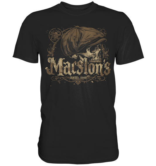 MacSlon's "Estd. 2009 / Flatcap-Skull VIII" - Premium Shirt