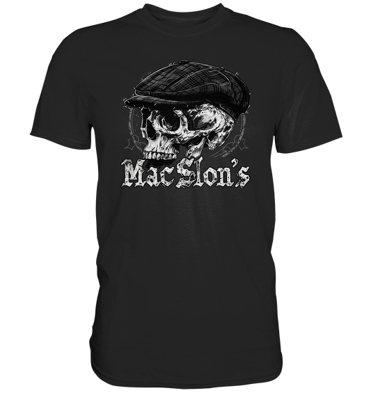 MacSlon's "Flatcap-Skull II" - Premium Shirt