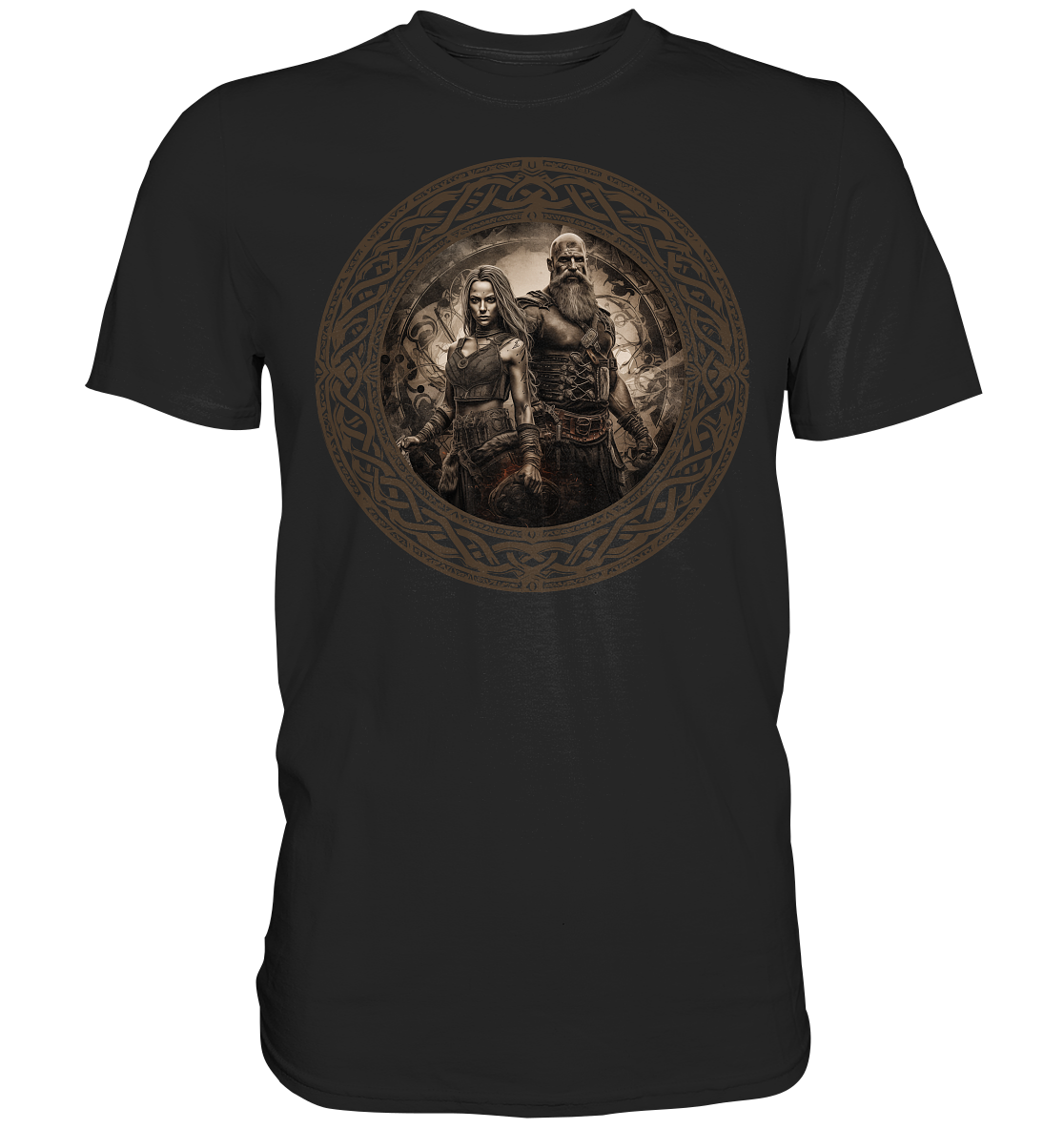 Celtic Warrior "Couple II" - Premium Shirt