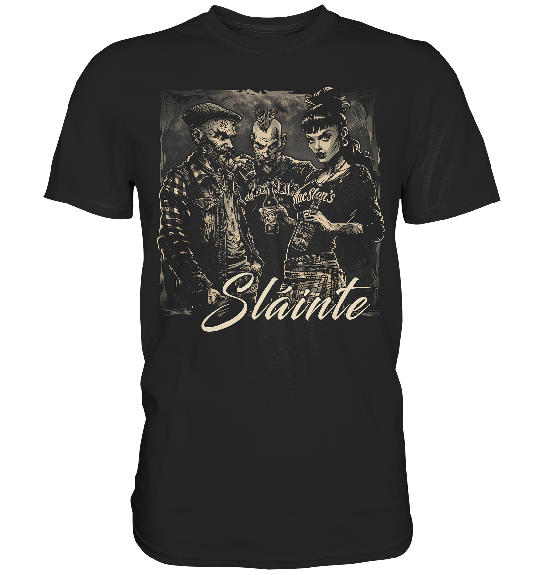 Sláinte "Group Of Punks I" - Premium Shirt