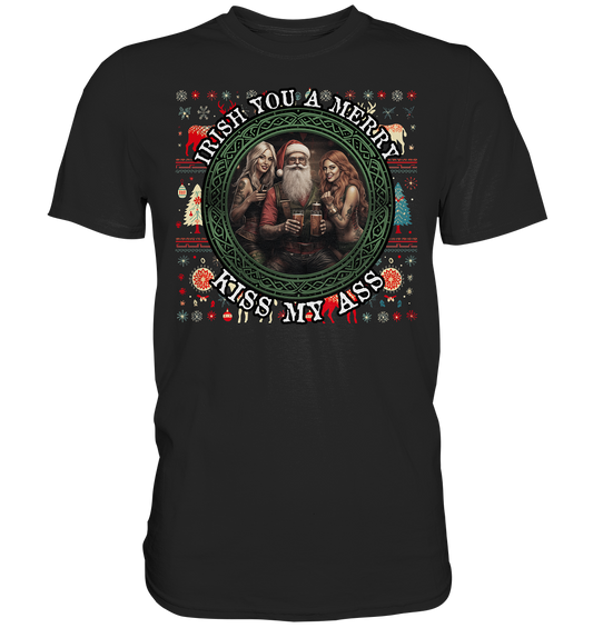Irish You A Merry... "Santa, Girls & Beer "  - Premium Shirt