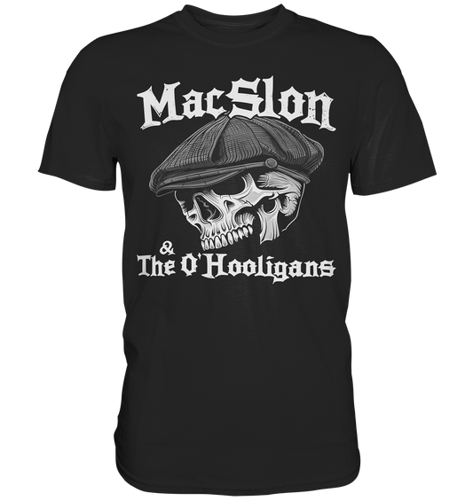 MacSlon & The O'Hooligans "Flatcap-Skull I" - Premium Shirt