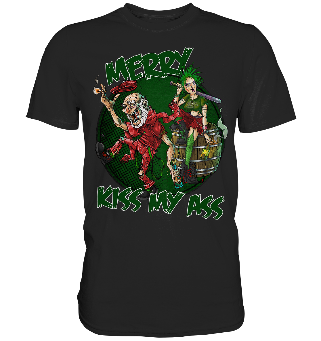 Merry Kiss My Ass (Christmas) - Premium Shirt