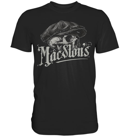 MacSlon's "Flatcap-Skull IV" - Premium Shirt