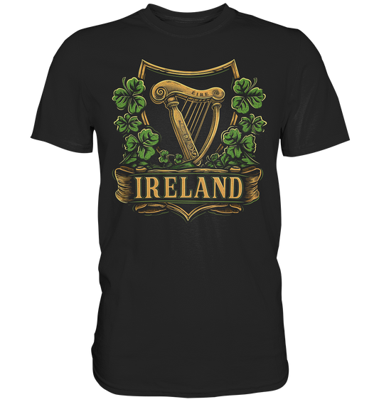 Ireland "Éire / Harp / Shamrock" - Premium Shirt