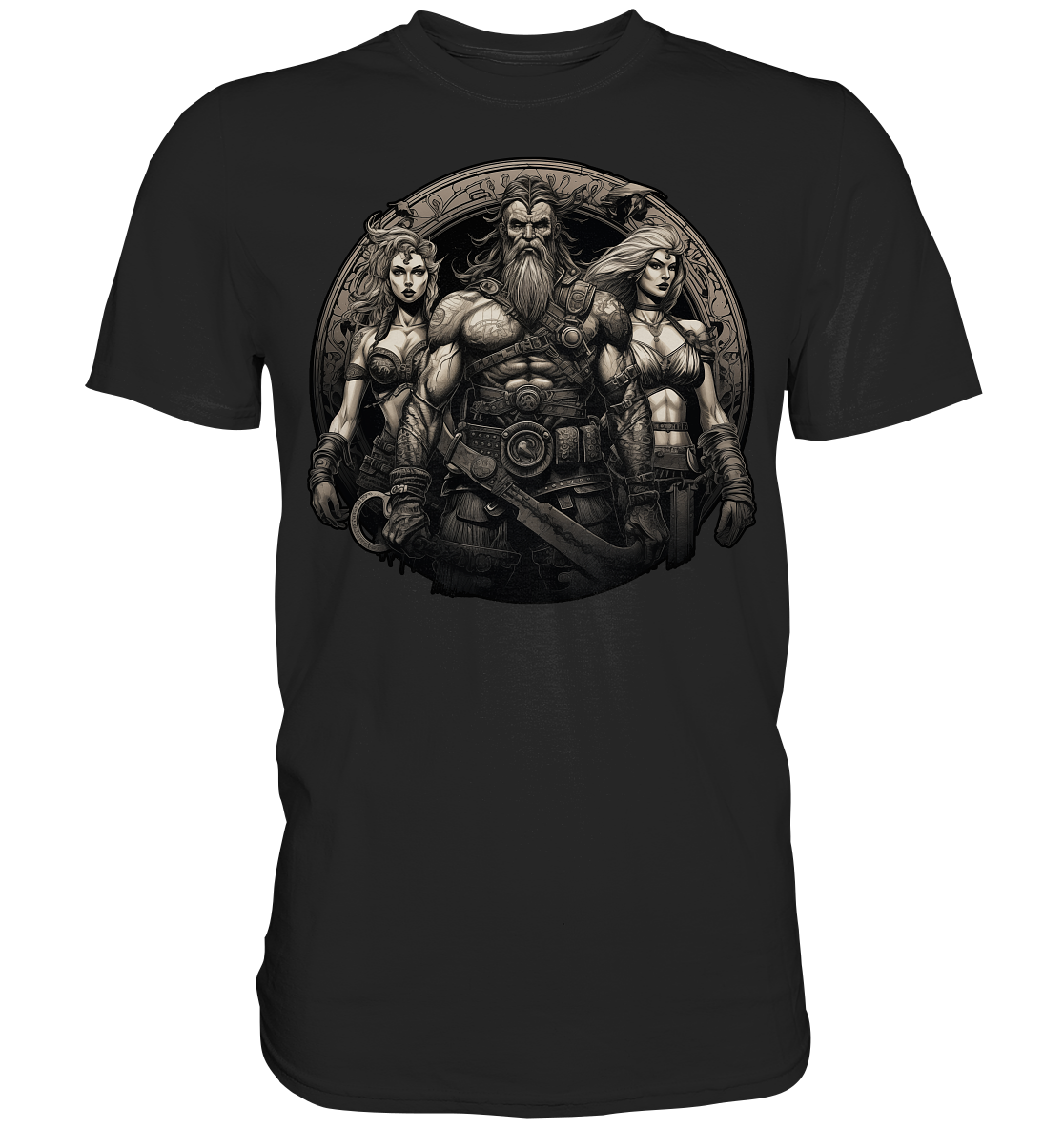 Celtic Warrior "Circle" - Premium Shirt