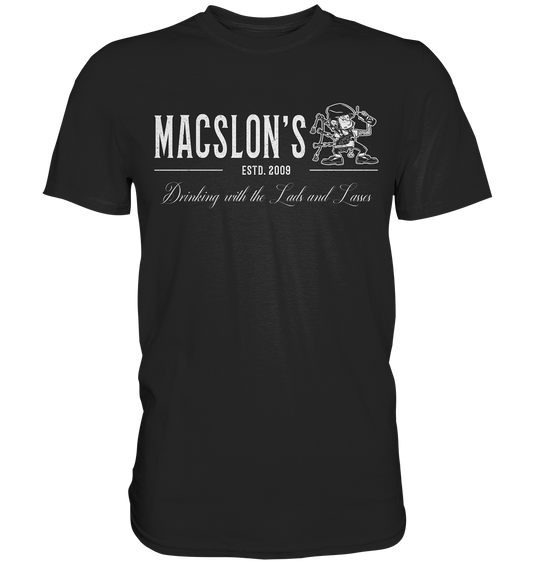 MacSlon's "Drinking With The Lads & Lasses" - Premium Shirt