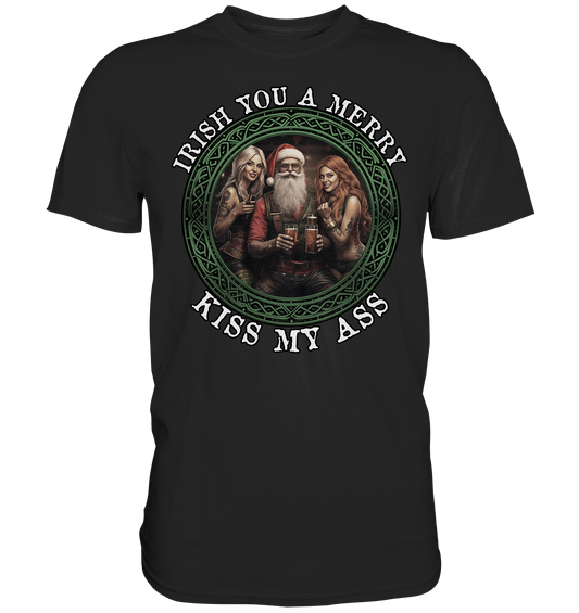 Irish You A Merry... "Santa, Girls & Beer II" - Premium Shirt