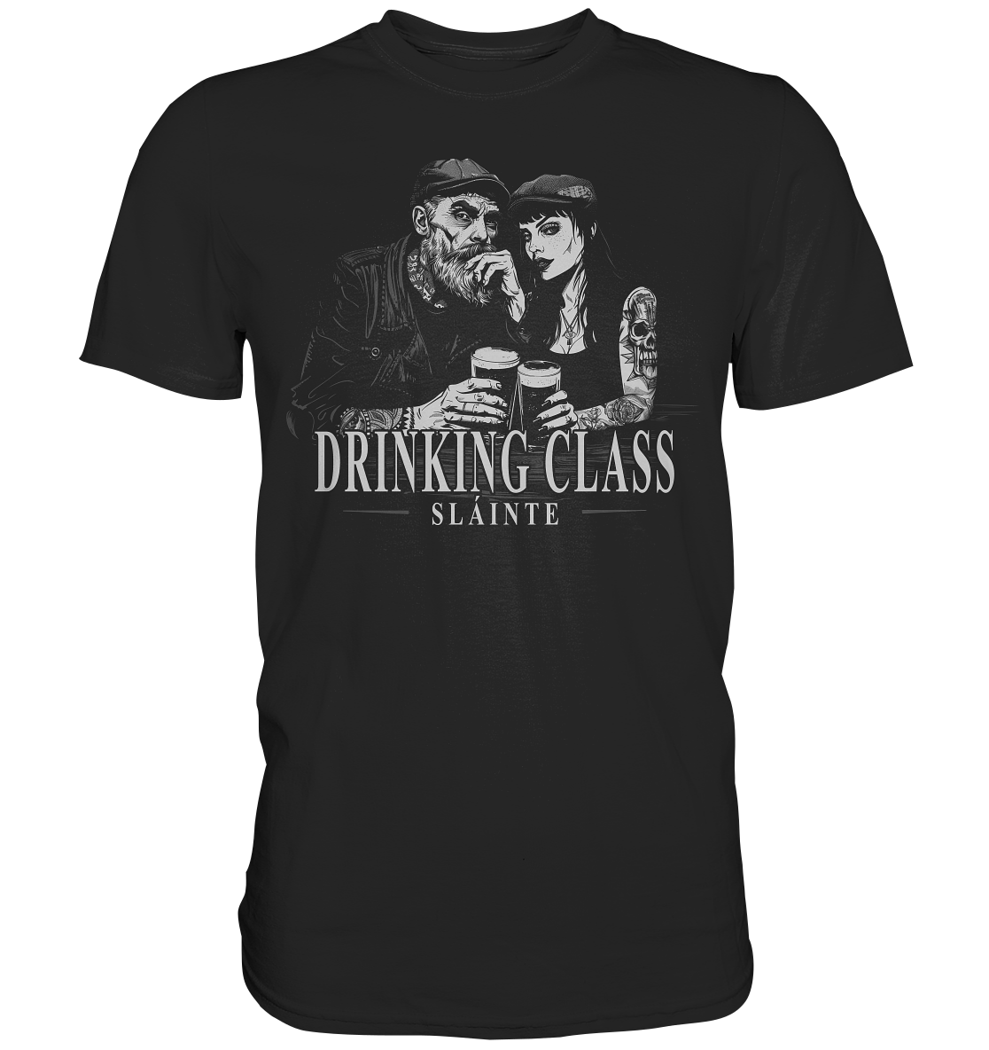 Drinking Class "Sláinte / Irish Pub Couple I" - Premium Shirt