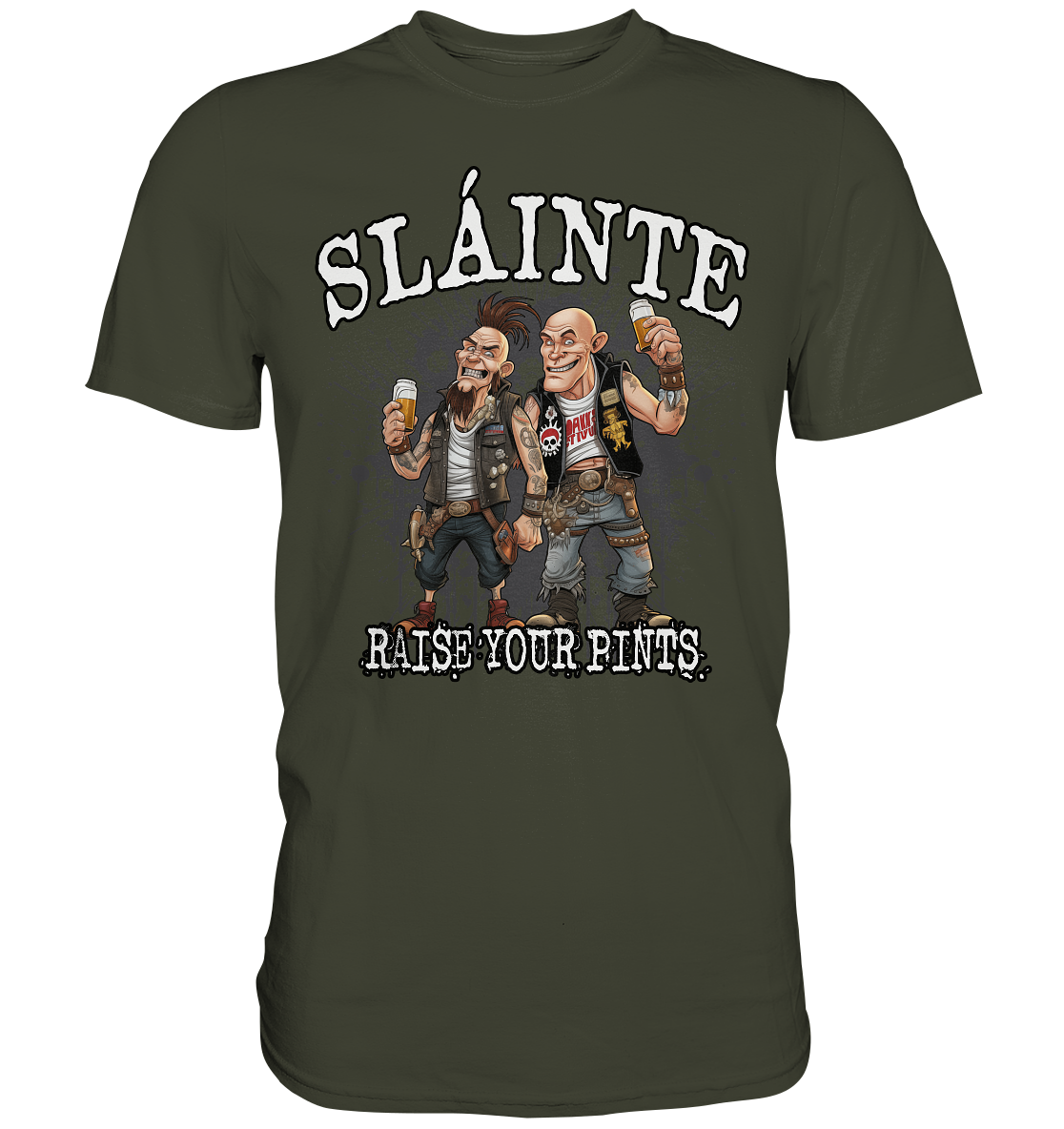 Sláinte "Raise Your Pints II" - Premium Shirt