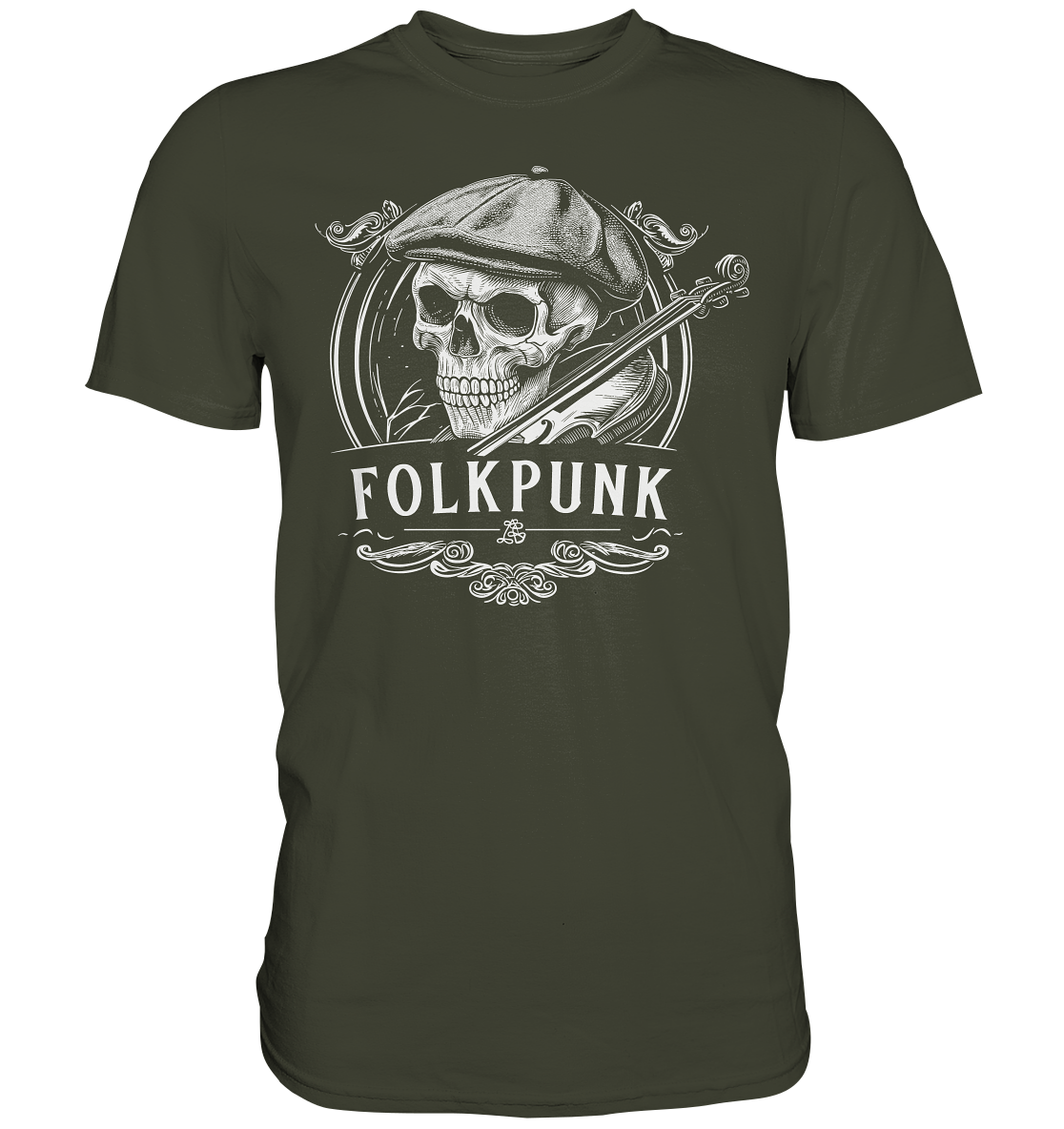 Folkpunk "Crest" - Premium Shirt