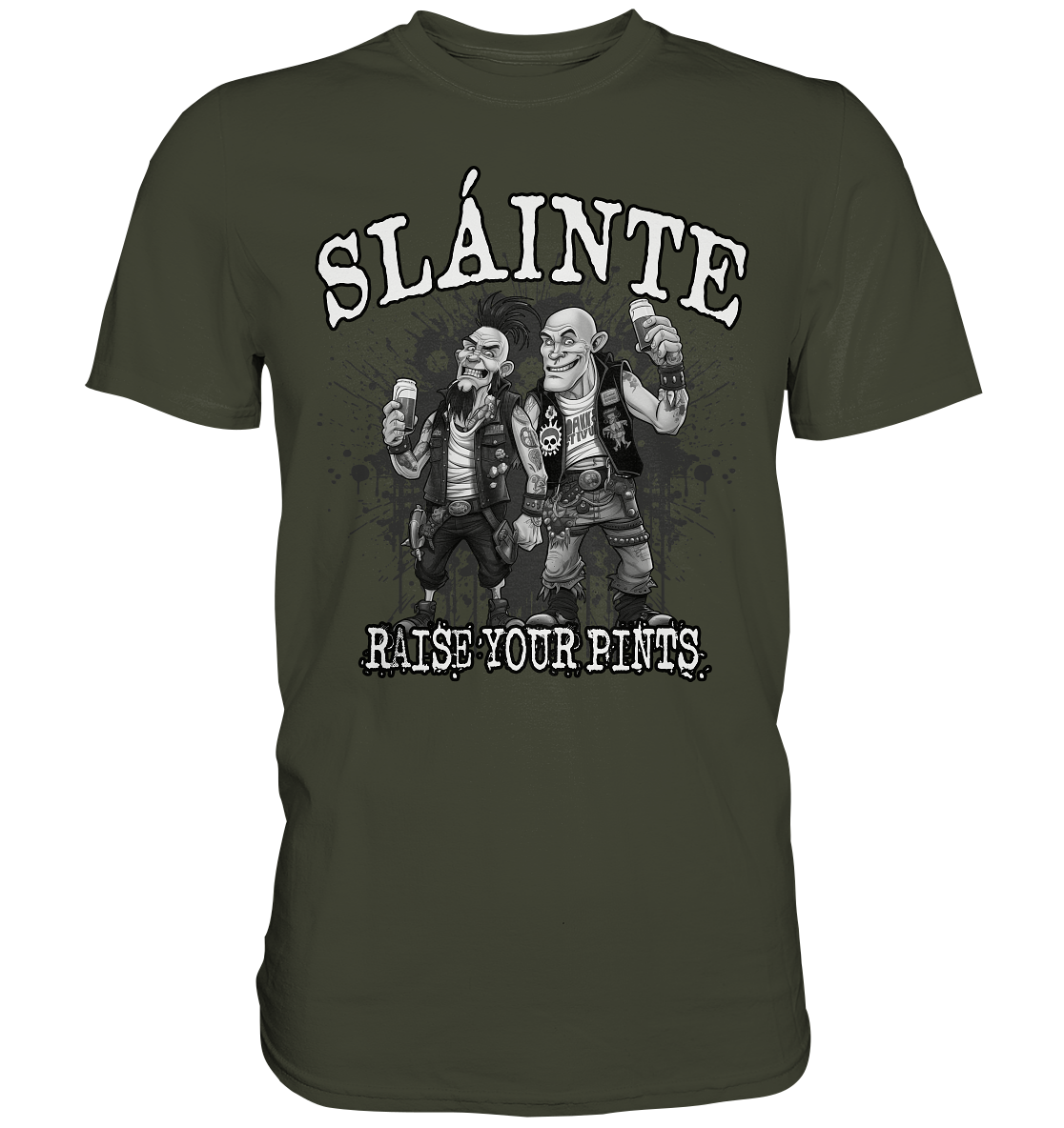 Sláinte "Raise Your Pints IV" - Premium Shirt