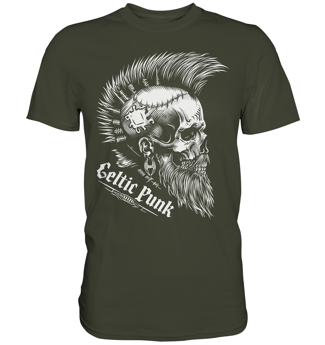 Celtic Punk "Skull" - Premium Shirt