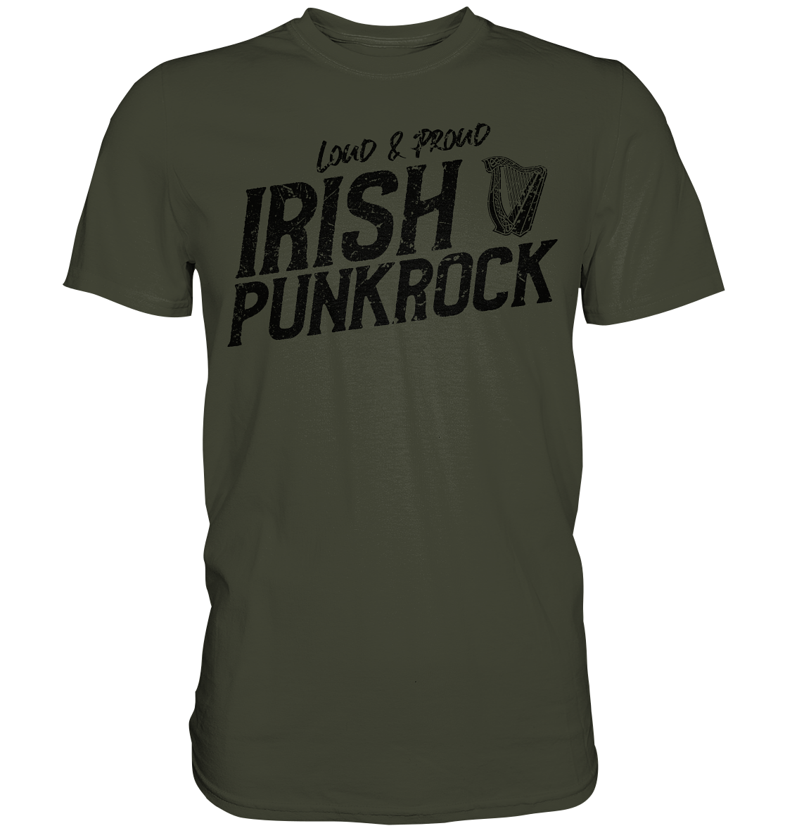 Irish Punkrock "Loud & Proud"  - Premium Shirt