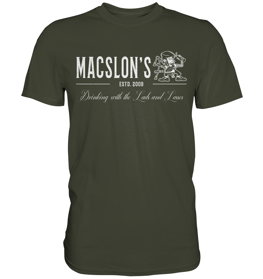 MacSlon's "Drinking With The Lads & Lasses" - Premium Shirt