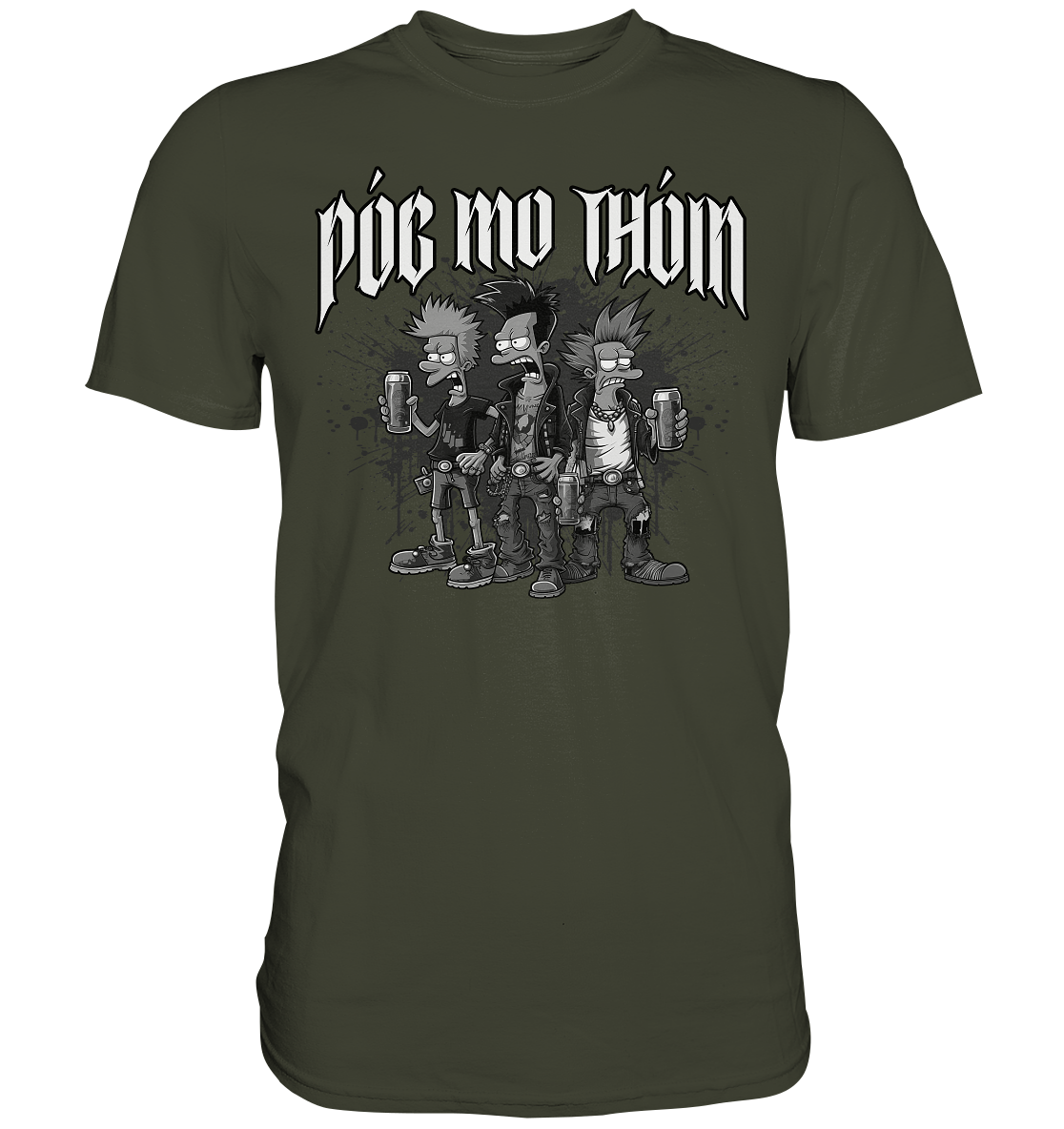 Póg Mo Thóin Streetwear "Punks II" - Premium Shirt