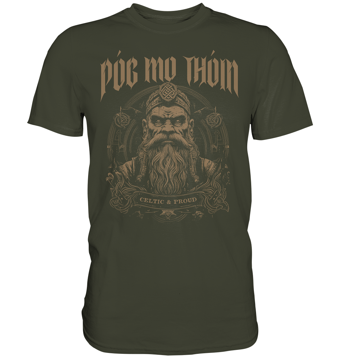 Póg Mo Thóin Streetwear "Celtic & Proud II" - Premium Shirt