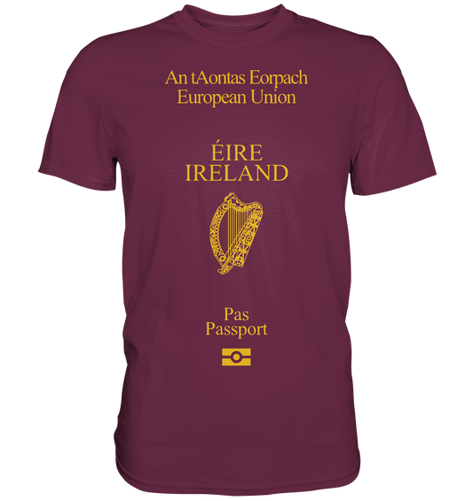 Èire / Ireland "Passport" - Premium Shirt