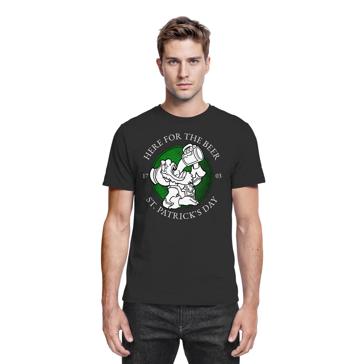 Here For The Beer "St. Patrick's Day"  - Premium Shirt