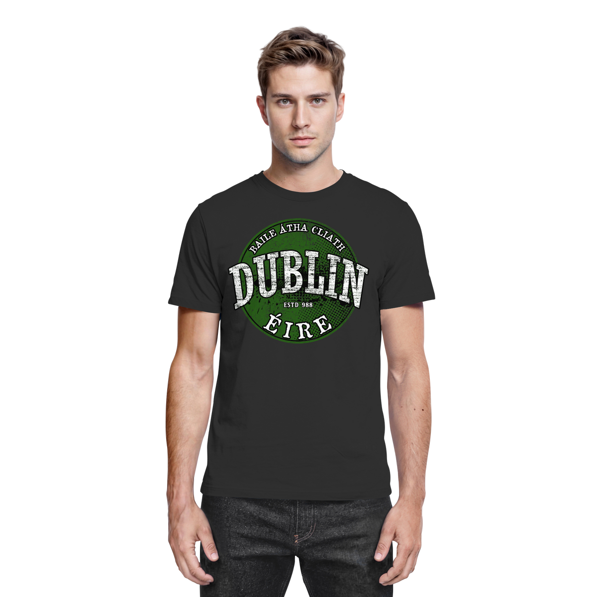 Dublin "Estd 988 / Baile Átha Cliath / Éire"  - Premium Shirt