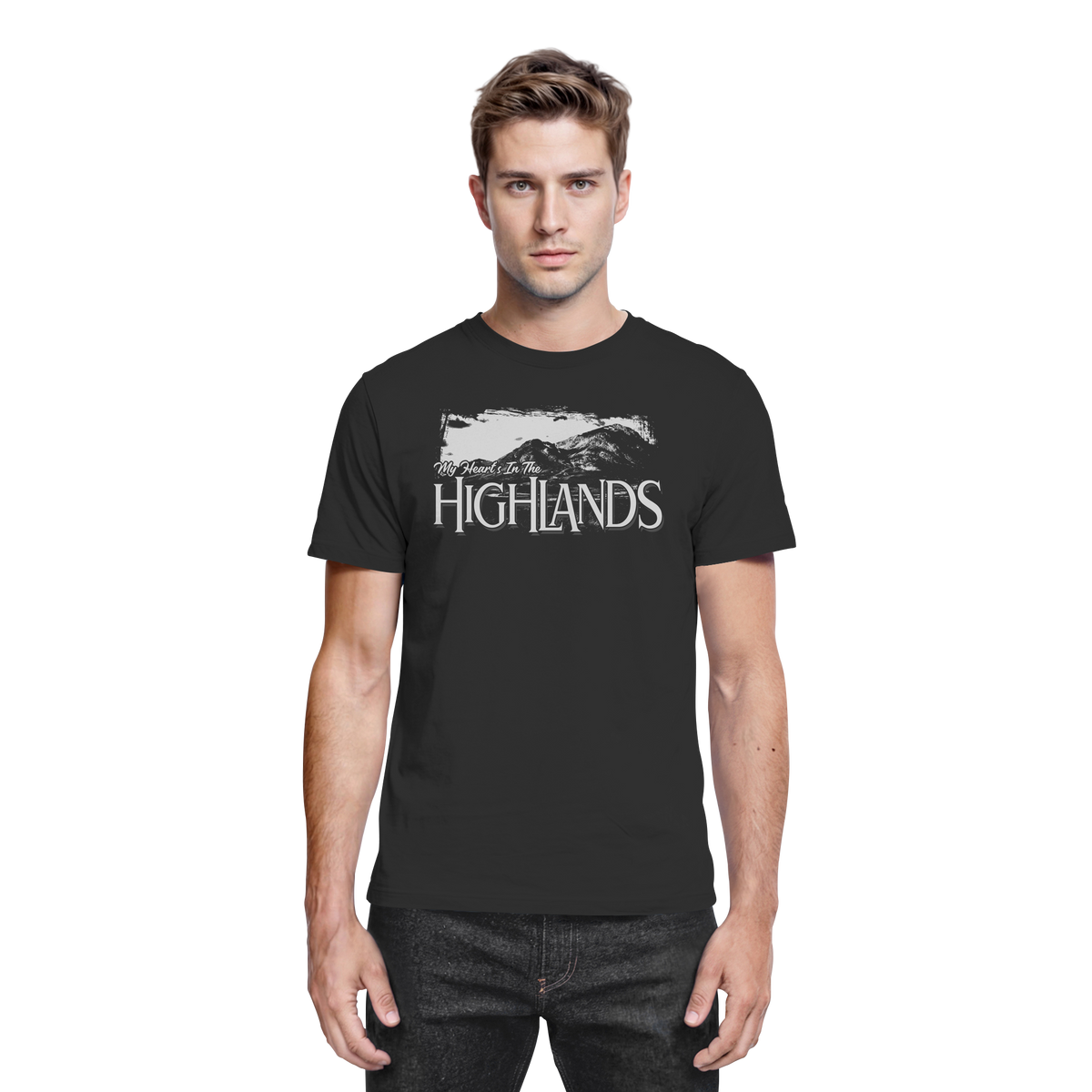 "My Heart's In The Highlands"  - Premium Shirt