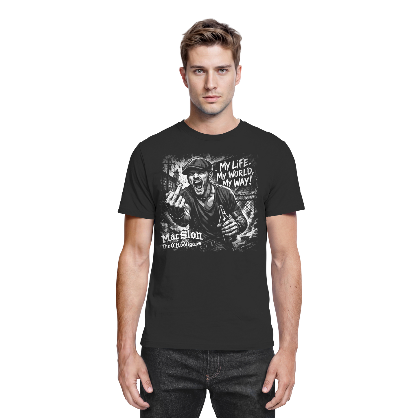 MacSlon & The O'Hooligans "My Life, My World, My Way" - Premium Shirt
