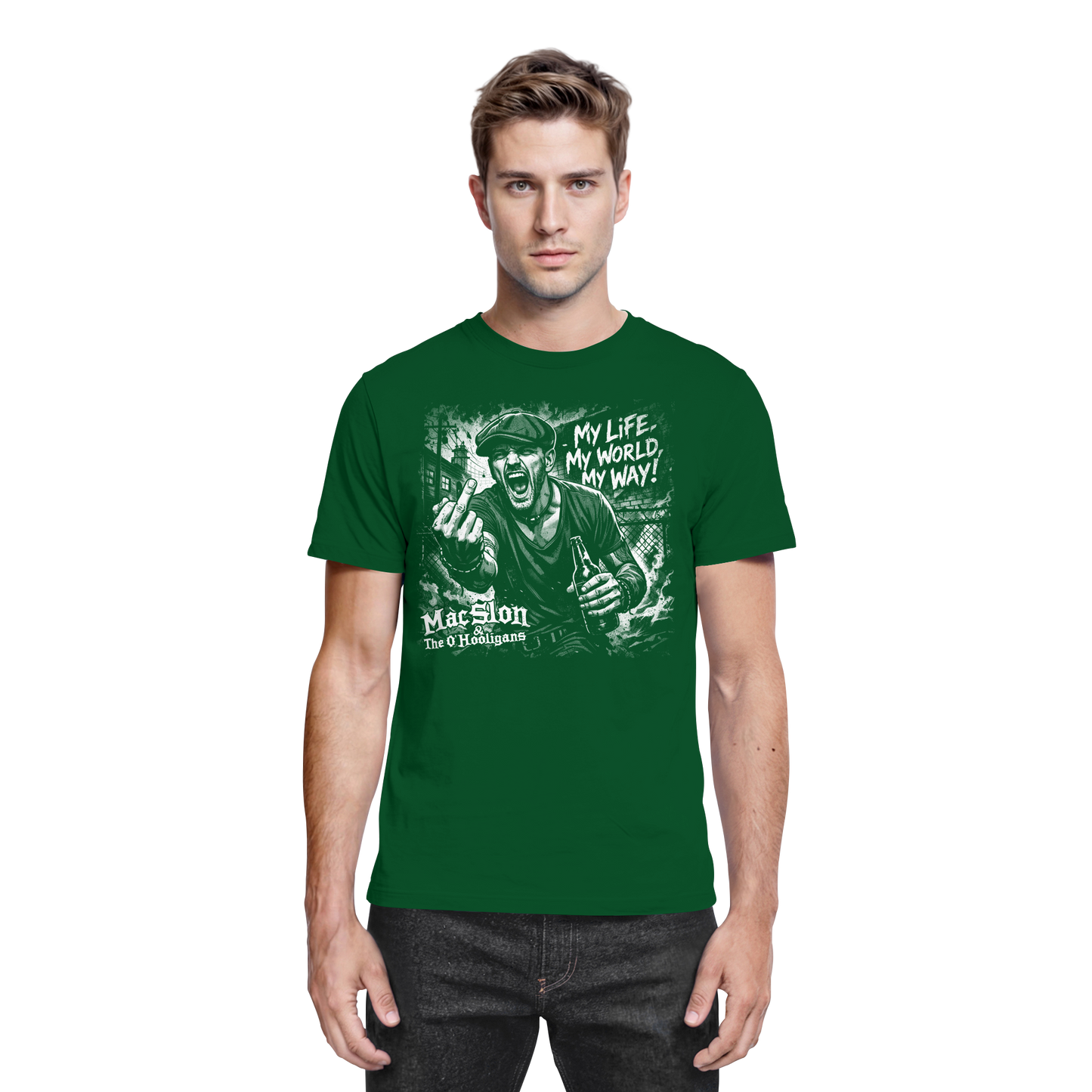 MacSlon & The O'Hooligans "My Life, My World, My Way" - Premium Shirt