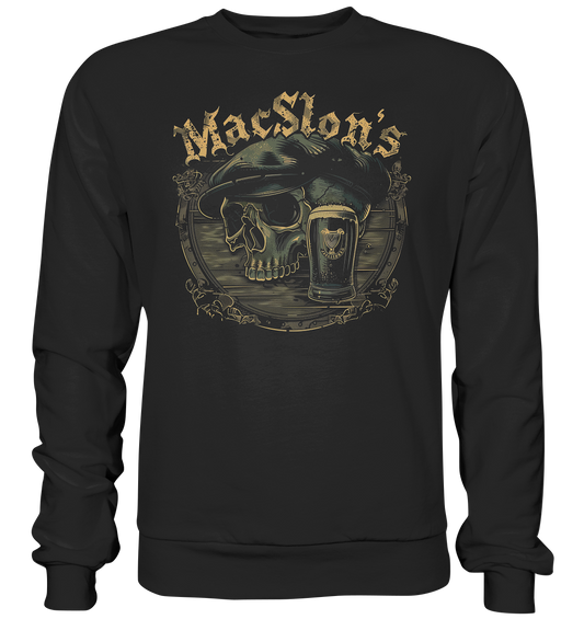 MacSlon's "Flatcap-Skull III"  - Premium Sweatshirt