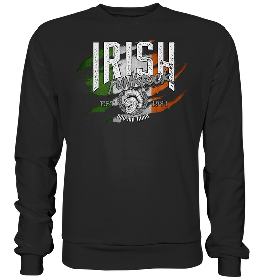 Póg Mo Thóin Streetwear "Irish Punkrock / Scratch" - Premium Sweatshirt