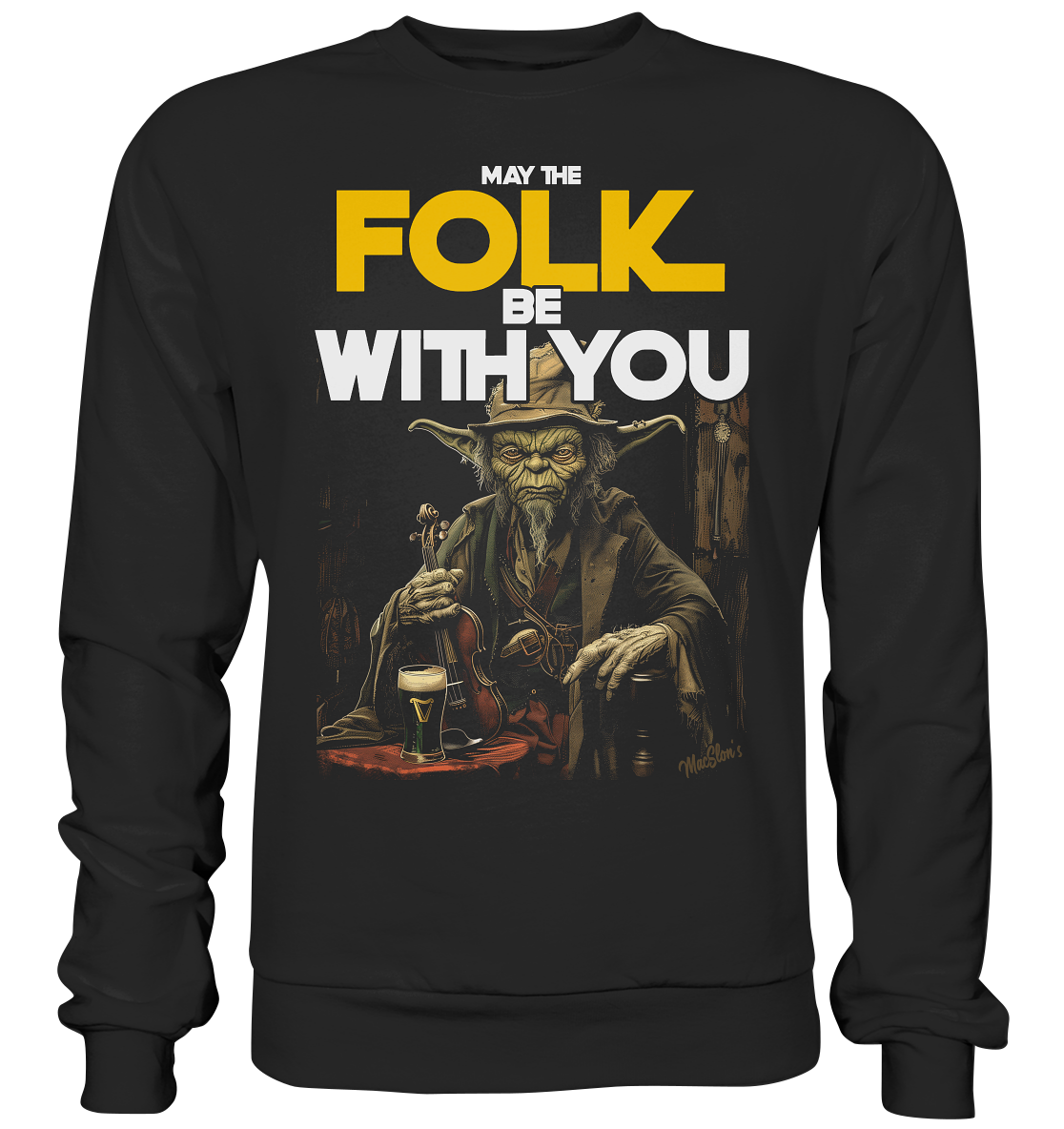 May The Folk Be With You "Leprechaun" - Premium Sweatshirt