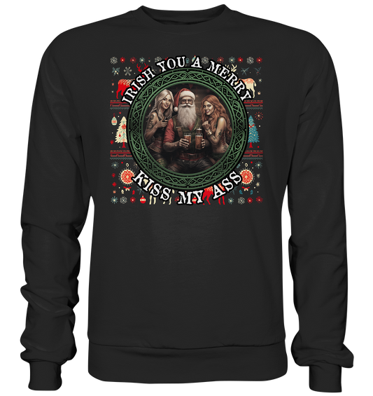 Irish You A Merry... "Santa, Girls & Beer "  - Premium Sweatshirt