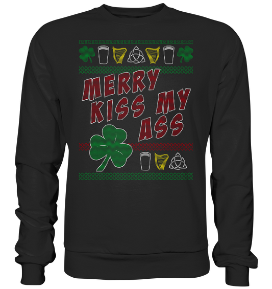 Merry Kiss My Ass (Christmas) - Premium Sweatshirt