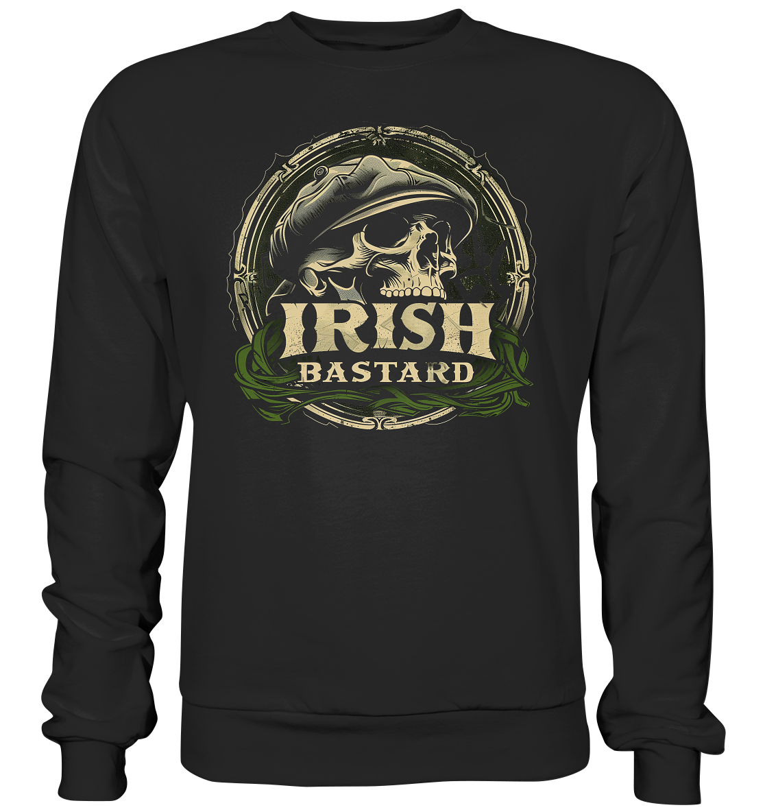 Irish Bastard "Flatcap-Skull VI" - Premium Sweatshirt
